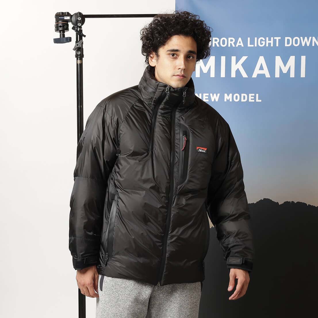 AURORA LIGHT STAND COLLAR DOWN JACKET MIKAMI