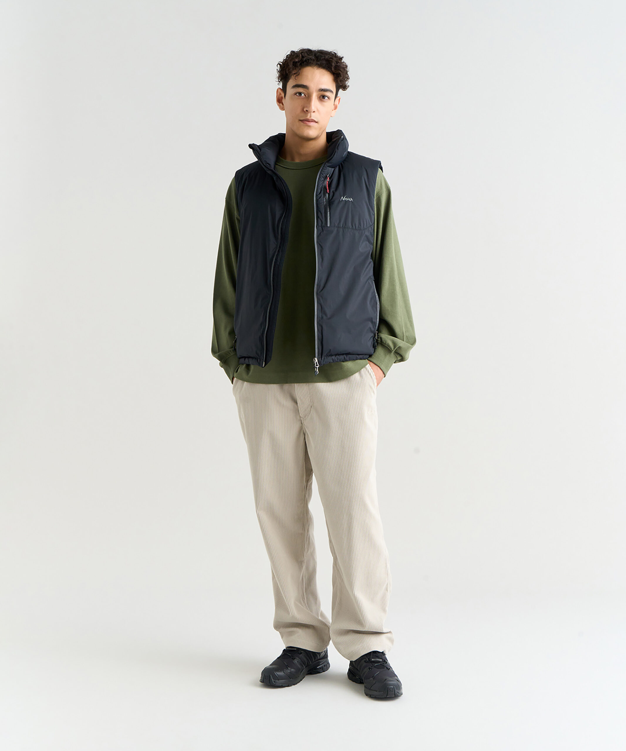 AURORA TEX STAND COLLAR DOWN VEST
